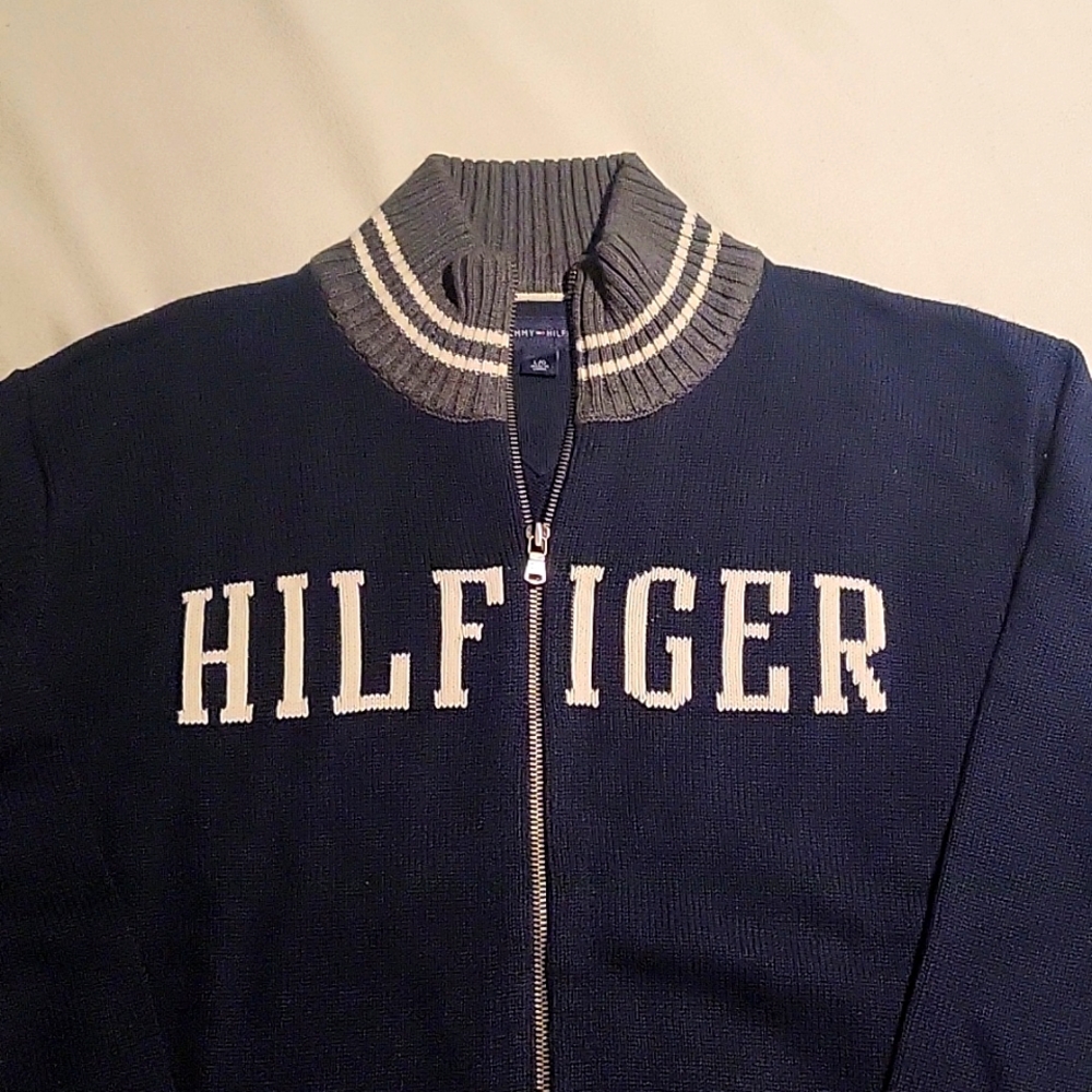 Tommy Hilfiger Zip Up Sweater